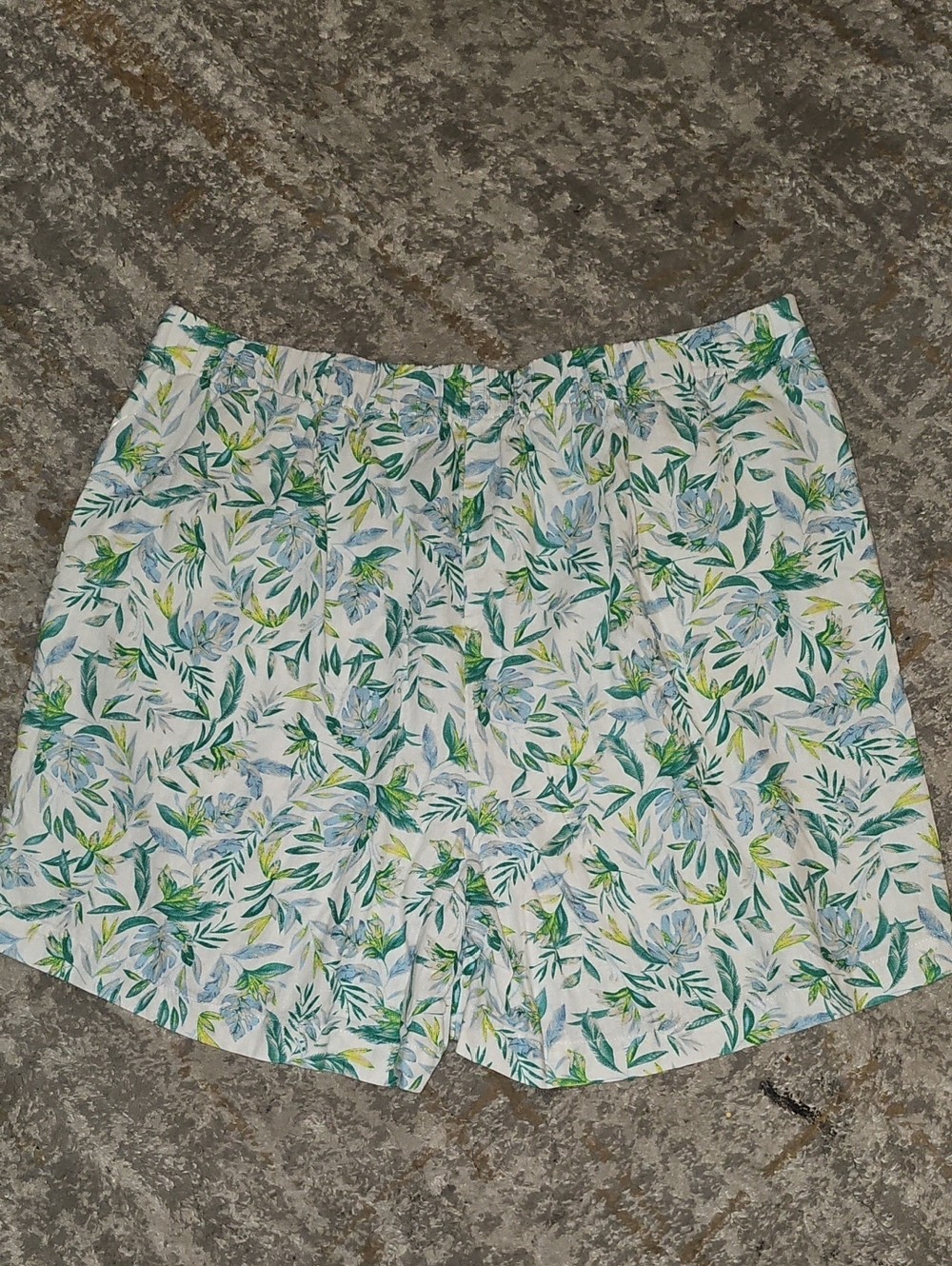 Ellen Tracy Pull On Linen Blend Skort Green  XL - Picture 11 of 12
